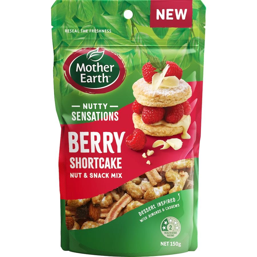 Mother Earth Nut Mix Berry Shortcake