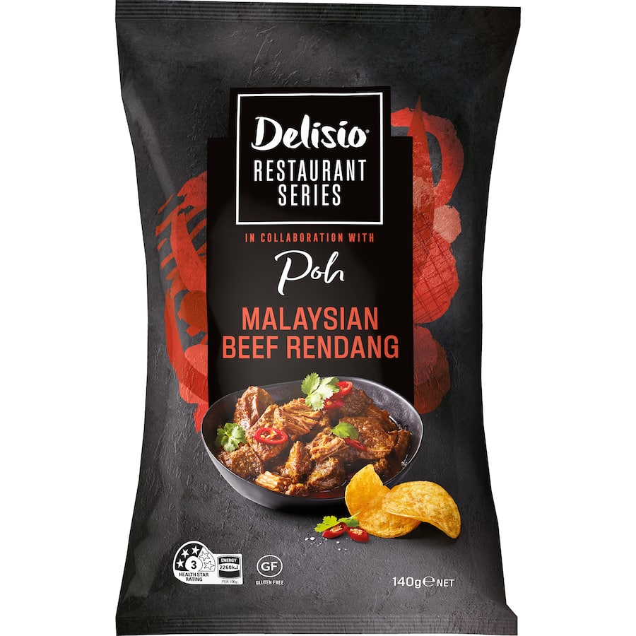 Delisio Restaurant Series Chips Beef Rendang