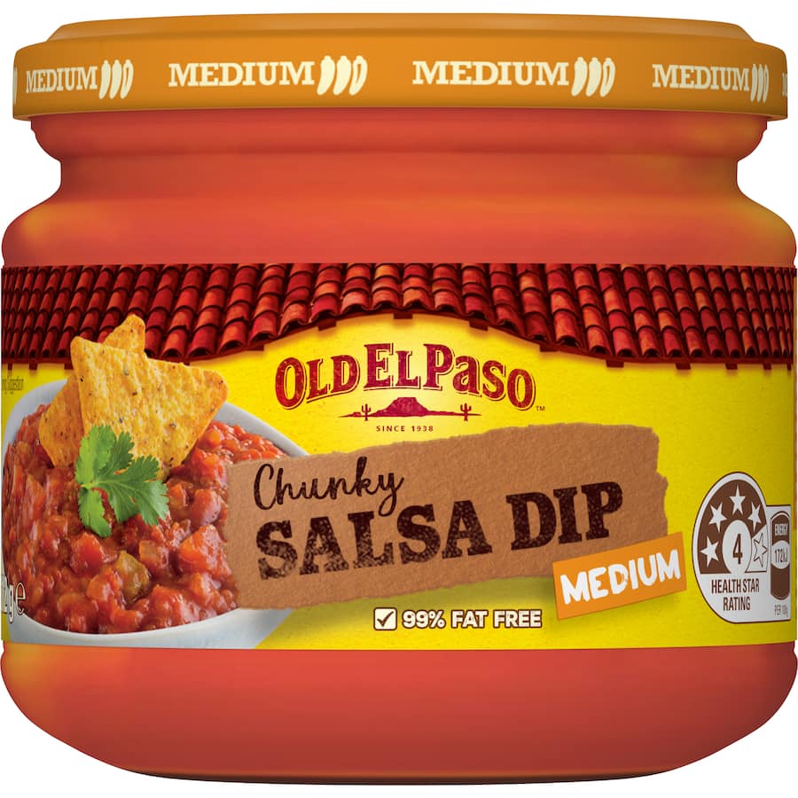 Old El Paso Dip Chunky Salsa Medium