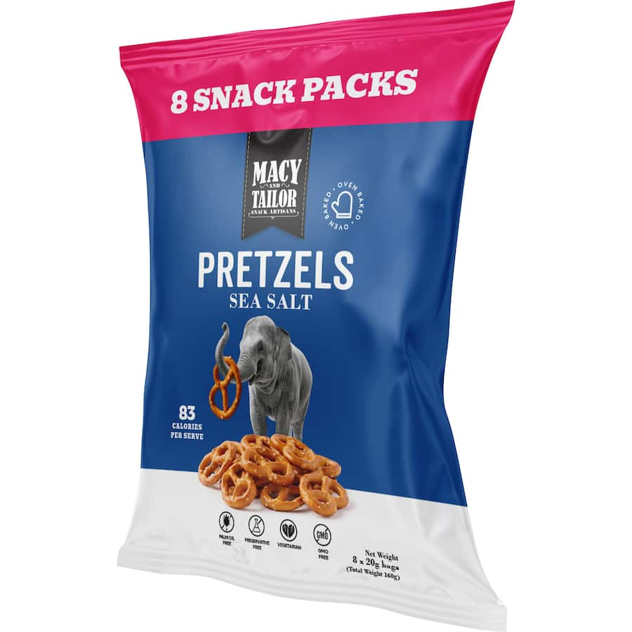 Macy & Tailor Multipack Pretzels Sea Salt