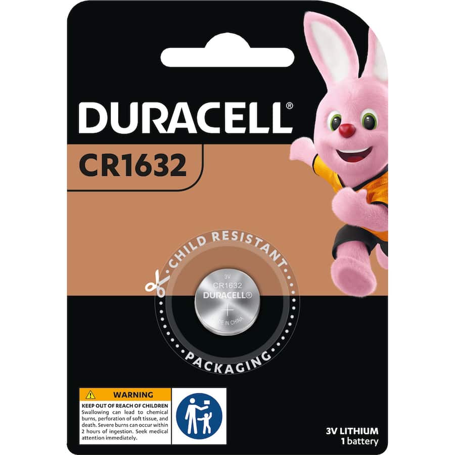 Duracell Battery 3v Lithium Cr1632