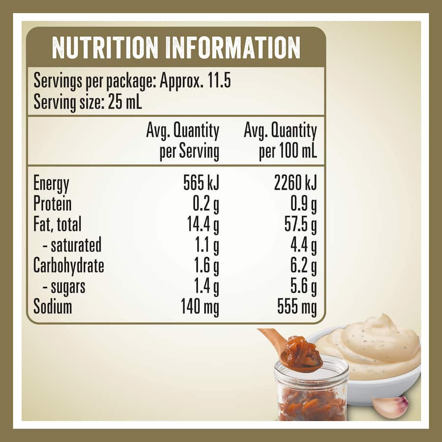 Heinz [Seriously] Good Aioli Mayonnaise Caramelised Onion