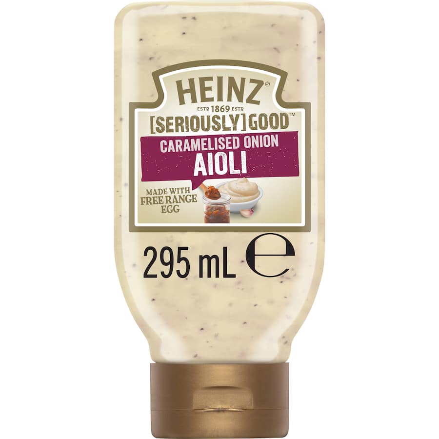 Heinz [Seriously] Good Aioli Mayonnaise Caramelised Onion