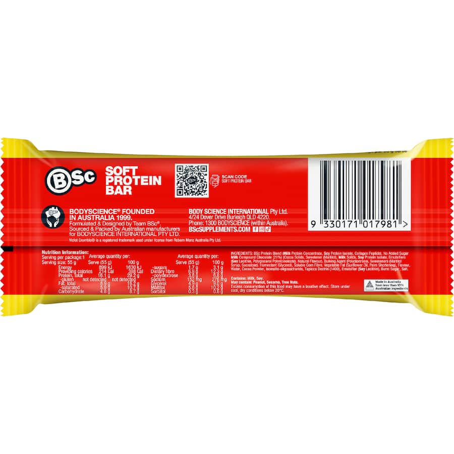 Bsc Protein Bar Banana Choc 55g