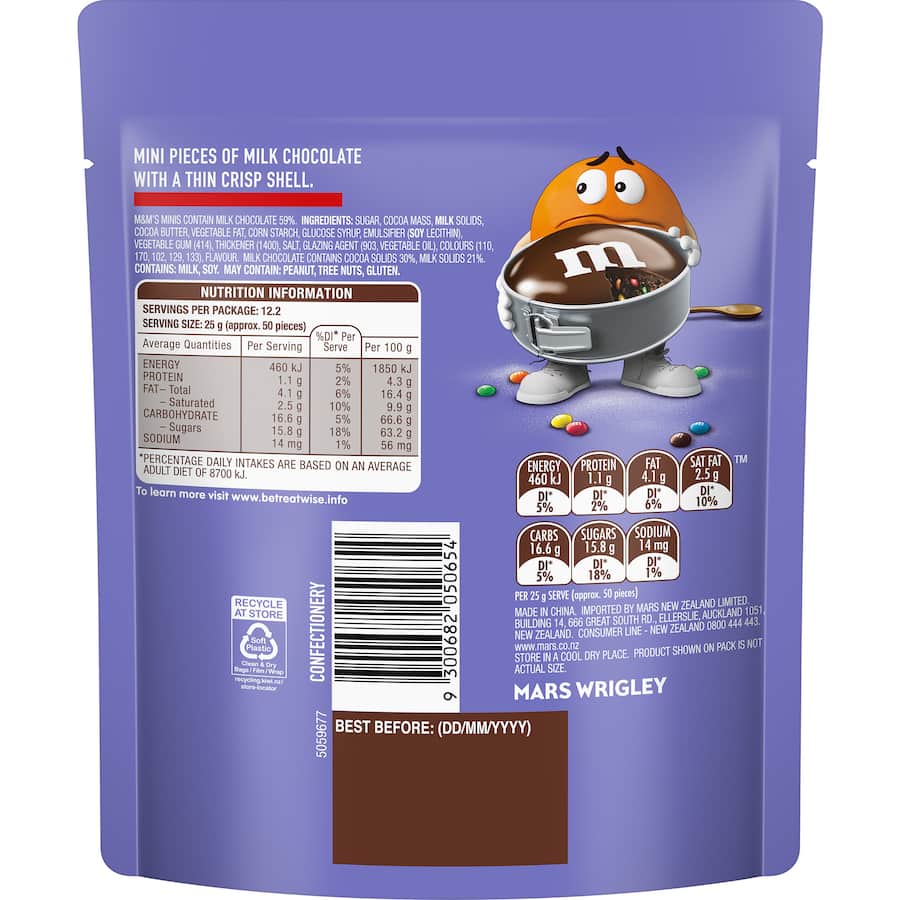 M&m's Chocolate Sharepack Minis