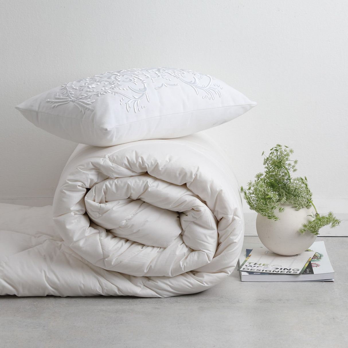 Single Duvet Inner - Pure New Wool Quilt / Doona 500GSM | Single Bed