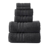 Cotton Towel Set - SUPER DUET 575GSM 6pc (Charcoal)