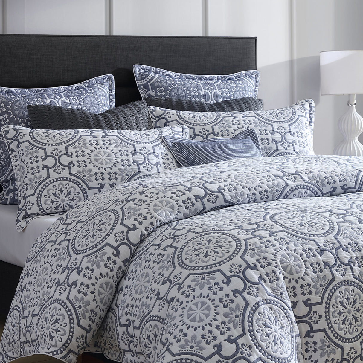 Queen Duvet Cover Set - Mayfair Navy