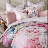 Queen Duvet Cover Set - Summer Daze Pink Quilt Cover Set by Logan & Mason