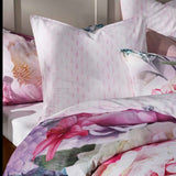 Queen Duvet Cover Set - Summer Daze Pink Quilt Cover Set by Logan & Mason