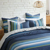 Super King Duvet Cover Set - Zayne Blue by Logan and Mason