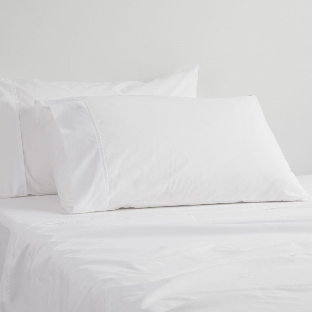 Sheet Set - Logan and Mason 250TC POLY/COTTON PERCALE (WHITE)