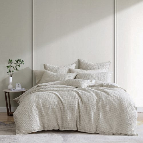Queen Duvet Cover Set - Urban Stone Quilt Cover Set by Private Collection