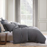 King Duvet Cover Set - Urban Charcoal Quilt Cover Set by Private Collection