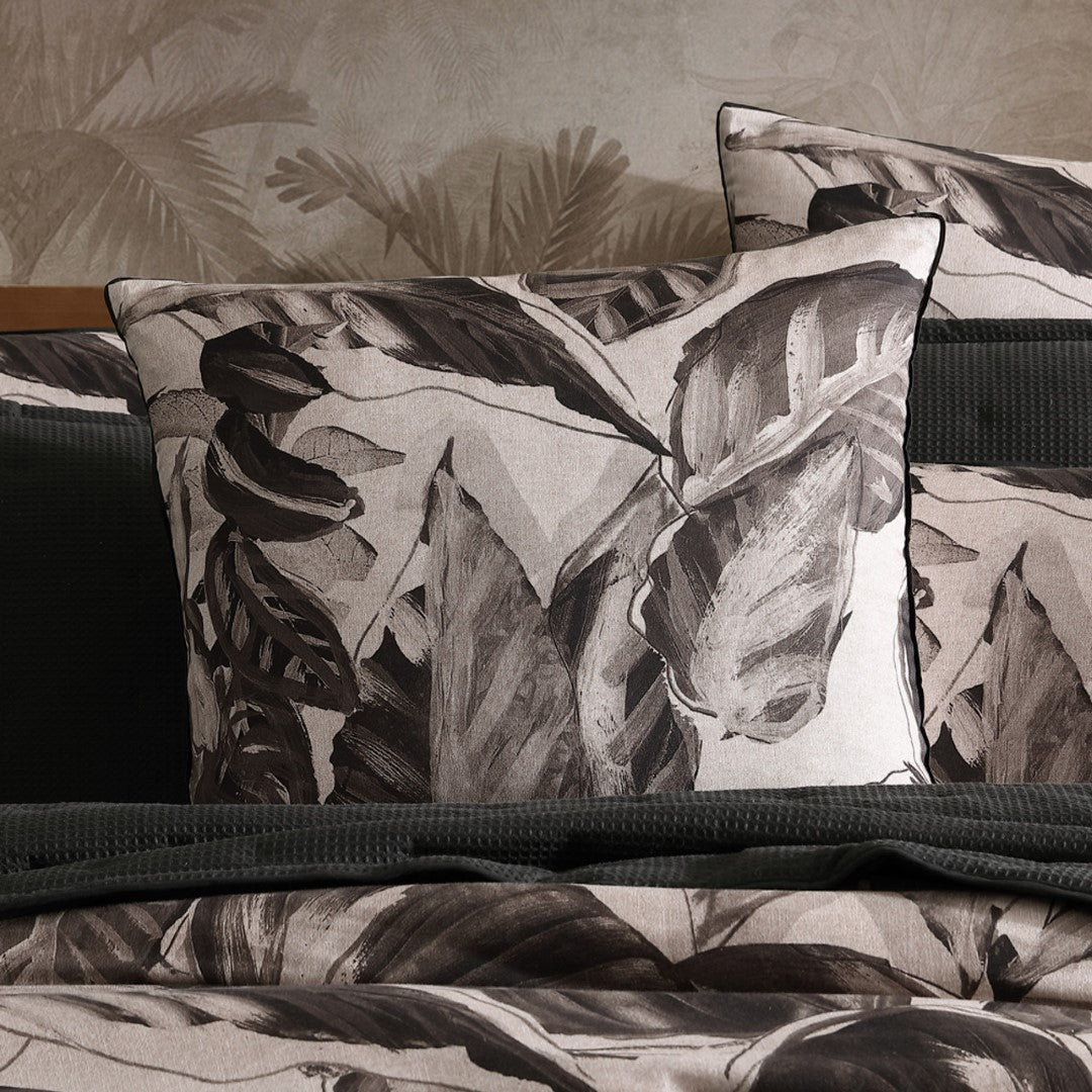 King Duvet Cover Set - Logan and Mason Elio Black