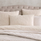 Queen Duvet Cover Set - Fleur Sand  by Private Collection