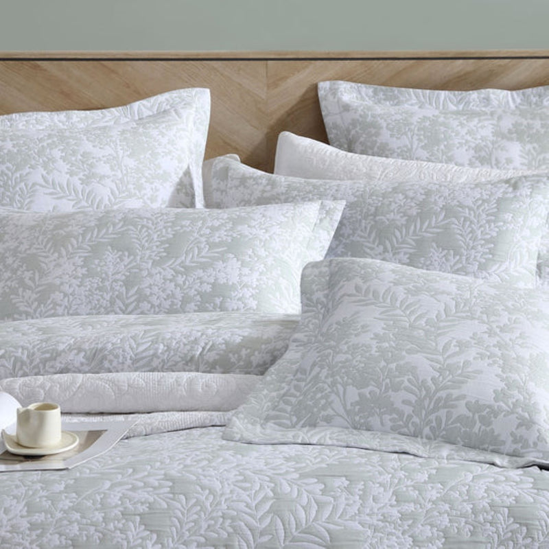 Super King Duvet Cover Set - Quinn Sage by Private Collection