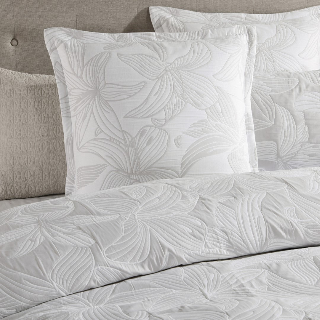 King Duvet Cover Set - Platinum Grace Dove