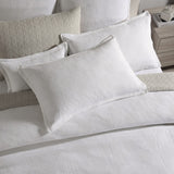 Queen Duvet Cover Set - Platinum Caspian White