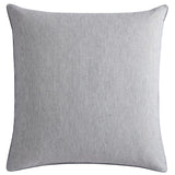 Balmoral Ash European pillowcase in soft 100% cotton, featuring a chic piped edge for luxurious bedroom decor.