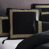 European Pillowcase - Olympia Black by Davinci (65 x 65cm)