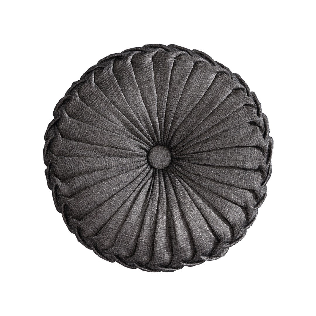 Round Filled Cushion - Octavia Gunmetal by Davinci (36cm)