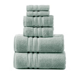 Cotton Towel Set - SUPER DUET 575GSM 6pc (Sage)