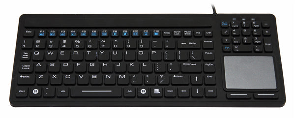 Inputel SK308 Silicone Keyboard + Trackpad IP68 - USB