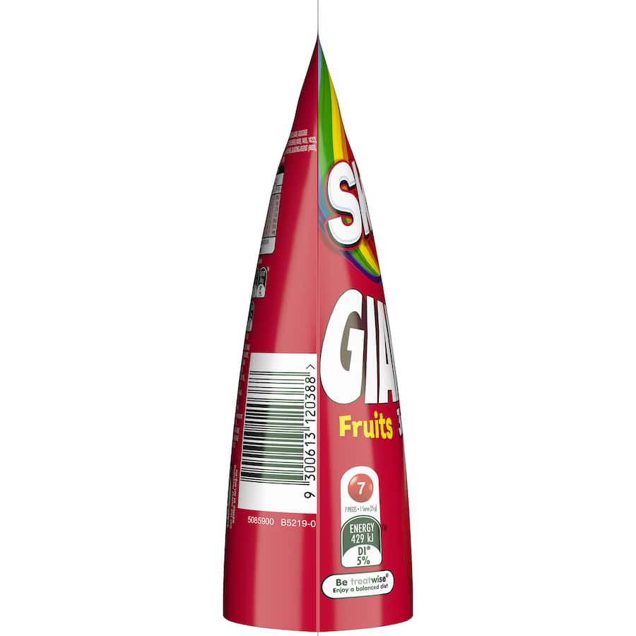 Skittles Giants Sweets Fruits 132g