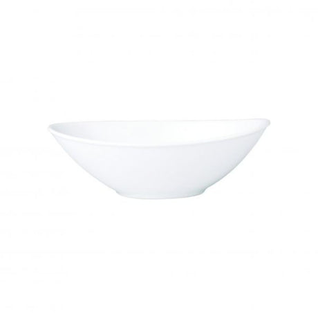 Elegant set of 12 Royal Porcelain oval bowls, 150mm, perfect for serving appetizers or desserts with durable, scratch-resistant design.