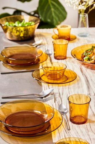 Duralex Lys Tumbler Amber 210ml - Set 6