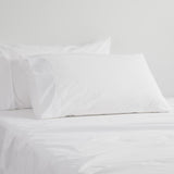 Sheet Set - Logan and Mason 250TC POLY/COTTON PERCALE WHITE (Super King)