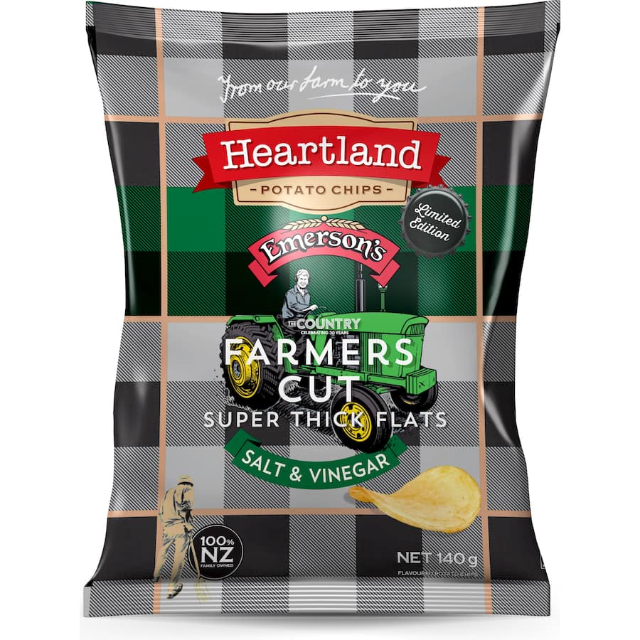 Heartland Farmers Cut Chips Salt And Vinegar