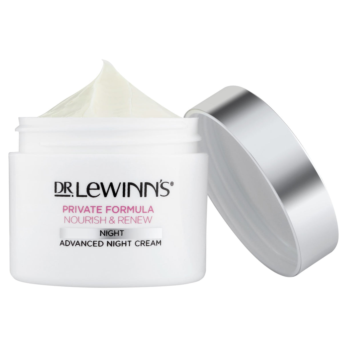 Luxurious night cream with Vitamin A, C, and Squalene, revitalizing skin while promoting youthful glow and hydration.