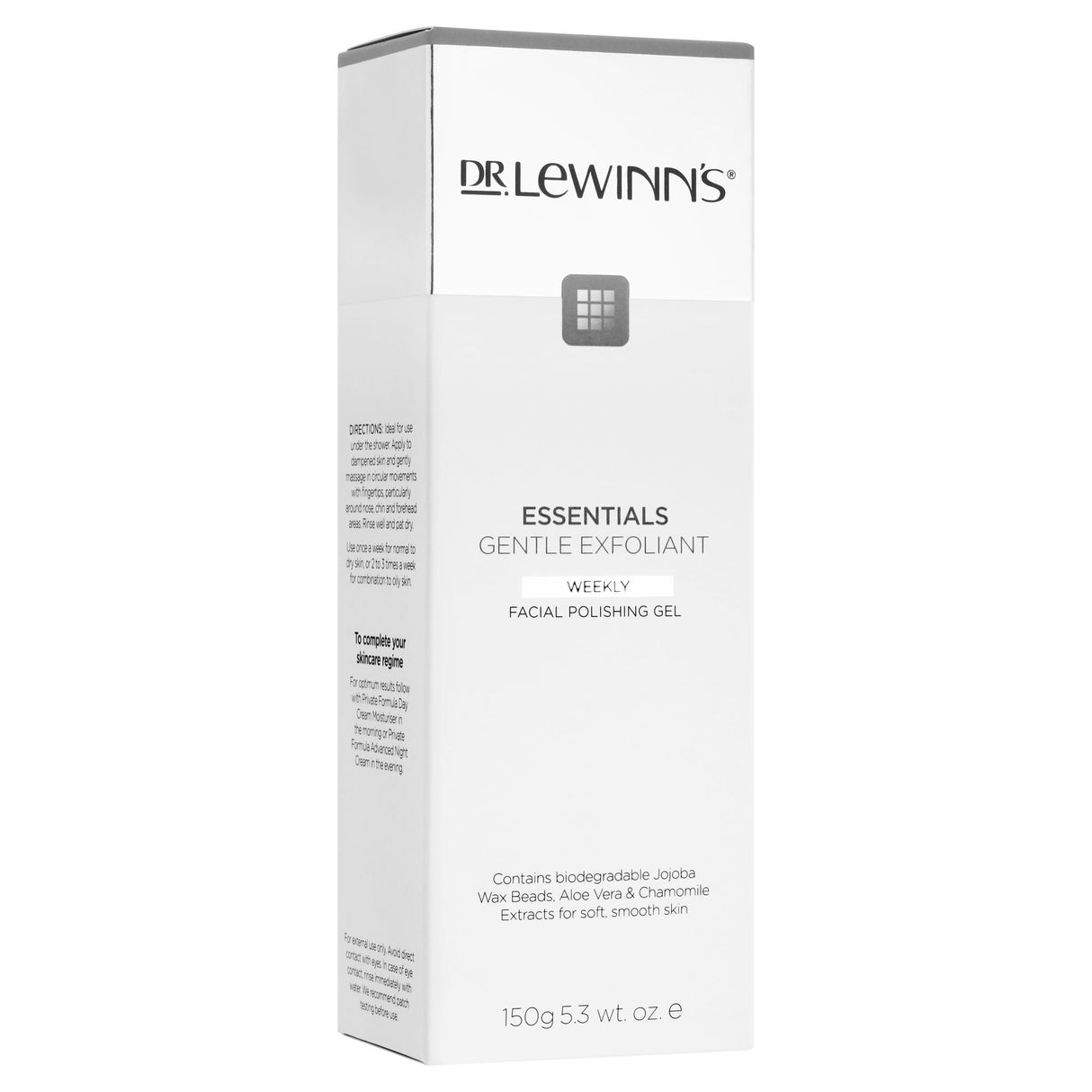 Dr. LeWinn's Essentials Facial Polishing Gel 150G for gentle exfoliation, revealing radiant and smooth skin without harsh ingredients.