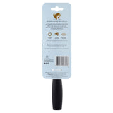 Large vent brush with flexible ball-tip bristles, perfect for detangling and creating various hair styles effortlessly.