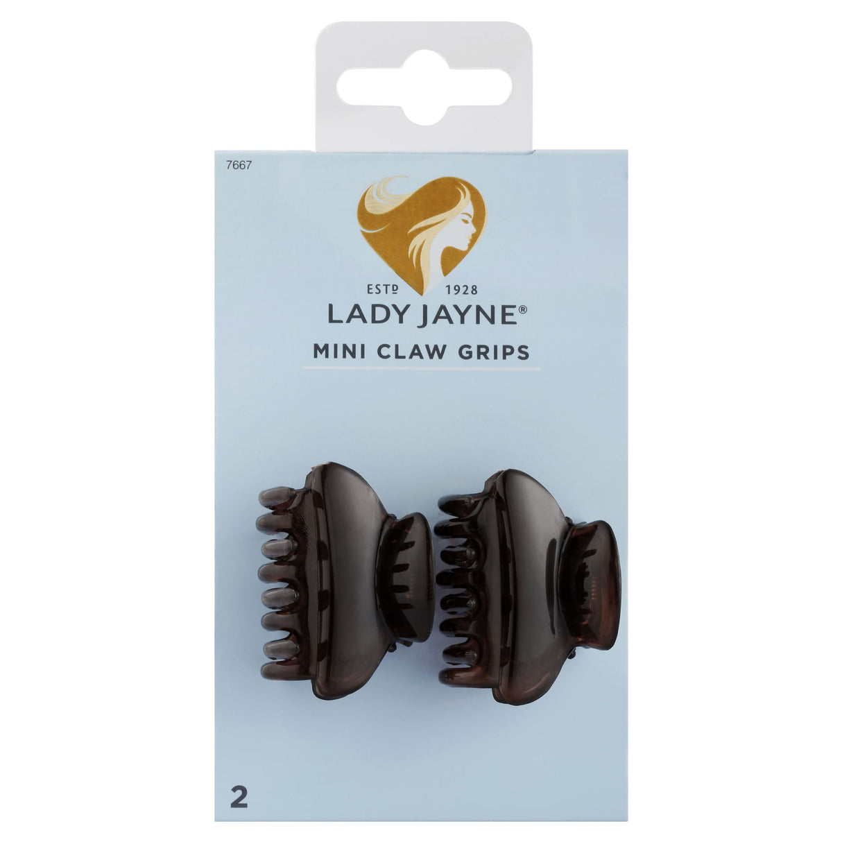 Lady Jayne Shell Mini Clawgrip for effortless styling, featuring a patented design and secure hold for all hair types.