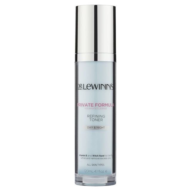 Dr. LeWinn's Refining Toner 120mL: Hydrating toner with Vitamin B and Witch Hazel for clear, glowing skin.