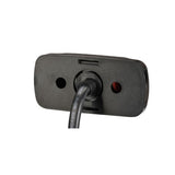 9-33V MDL64 LED FRONT MARKER INDIC AMB 0.5M BLK BASE DEUTSCH - NARVA