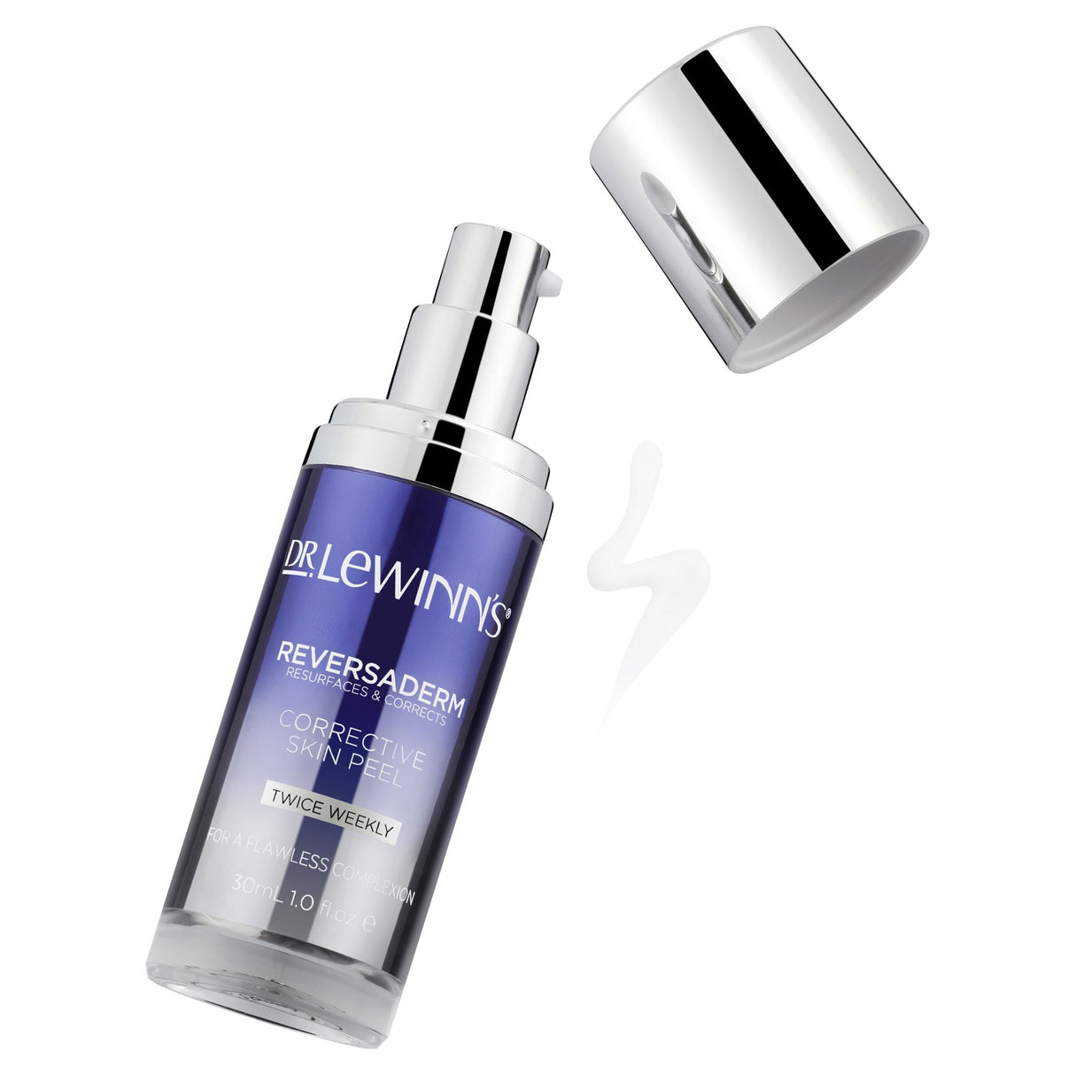 Overnight facial gel with 15% AHA complex for micro-exfoliation and rejuvenating tired, uneven skin.