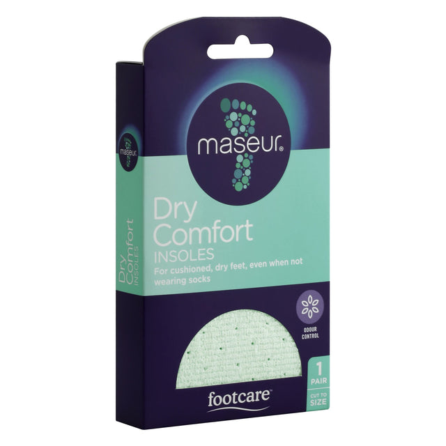 Moisture-wicking insoles with cushioned foam for dry, fresh feet; customizable fit for all types of footwear.