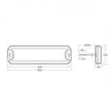 9-33V MDL73 STOP/TAIL/SEQ IND/REVERSE LAMP 0.5M DEUTSCH PAIR - NARVA