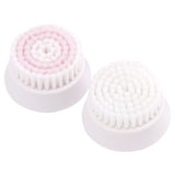 Replacement brush heads for the Sonic Mini® Facial Cleansing Brush, featuring sensitive and exfoliating options for all skin types.