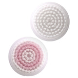 Manicare Sonic Mini® Facial Cleanser Replacement Brush Heads, featuring sensitive and exfoliating options for enhanced skincare.