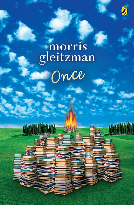 B-format paperback 'Once' by Morris Gleitzman, depicting Felix's courageous WWII journey of hope and resilience.