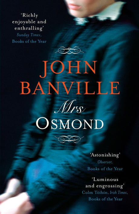 Cover of *Mrs Osmond*, a novel about Isabel's journey of betrayal, freedom, and resilience in post-Rome London.