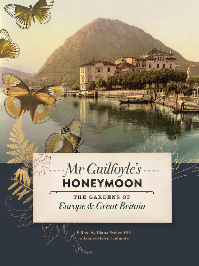 Illustrated trade paperback about William Guilfoyle's honeymoon exploring Europe's iconic gardens and landscapes.