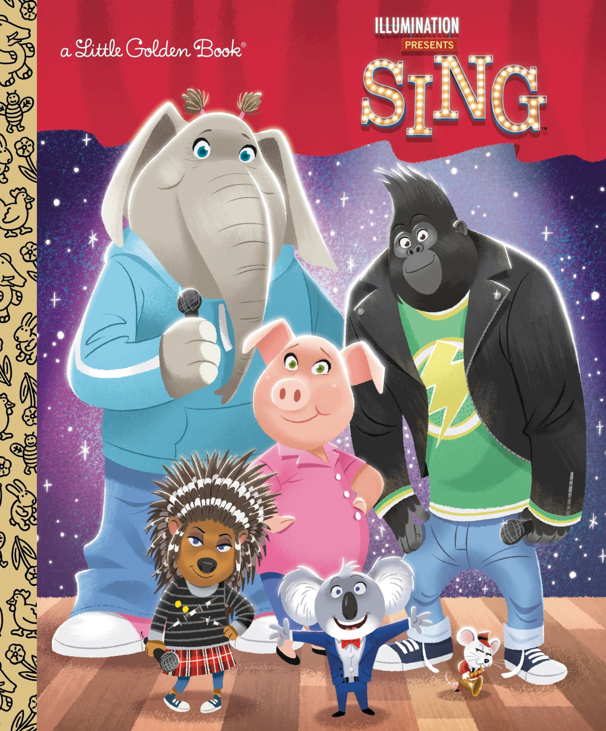 Little Golden Book -  Illumination's Sing Little Golden Book -