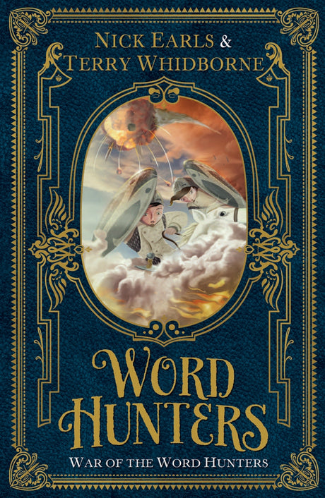 "Cover of 'Word Hunters: War of the Word Hunters,' showcasing adventure and the battle for language."