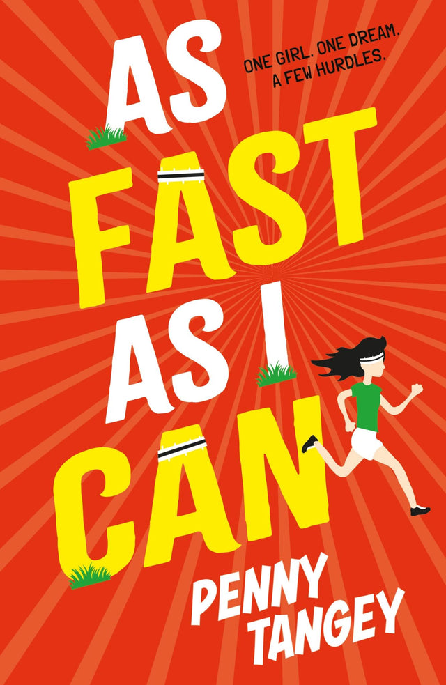 Cover of "As Fast As I Can," a coming-of-age novel about young Vivian's Olympic dreams and resilience amidst life's challenges.